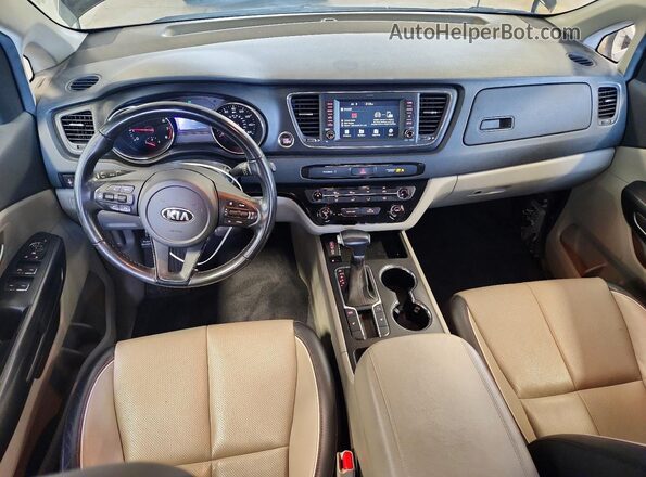 KNDMB5C18L6642206 2020 KIA SEDONA Black Widok deski rozdzielczej