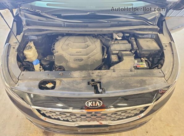 KNDMB5C18L6642206 2020 KIA SEDONA Black Widok komory silnika