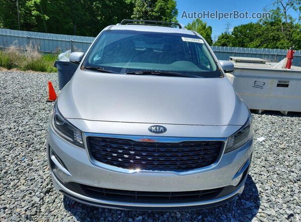 KNDMB5C18M6672047 2021 KIA SEDONA Silver Widok z przodu