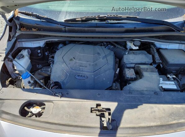 KNDMB5C18M6672047 2021 KIA SEDONA Silver Widok komory silnika