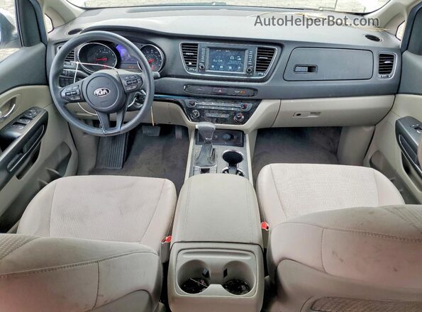 KNDMB5C18M6675661 2021 KIA SEDONA Белый Вид панели приборов