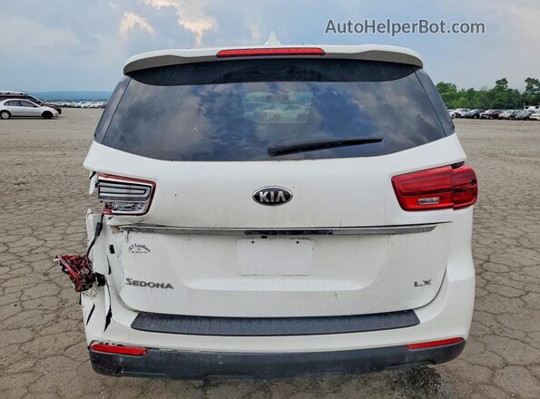 KNDMB5C18M6675661 2021 KIA SEDONA Белый Вид сзади