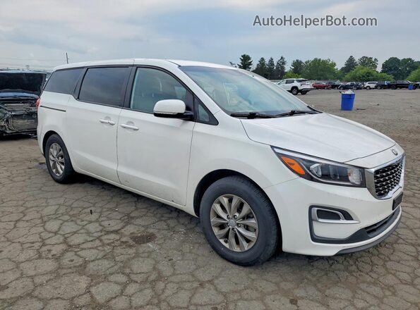KNDMB5C18M6675661 2021 KIA SEDONA Белый Передняя правая четверть