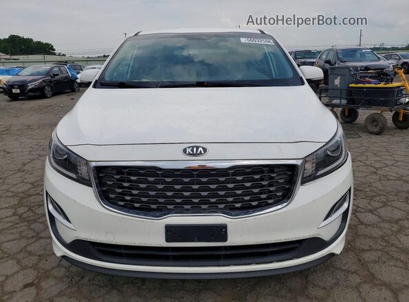 KNDMB5C18M6675661 2021 KIA SEDONA Белый Вид спереди