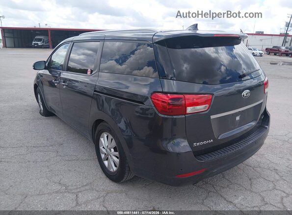 KNDMB5C19G6086008 2016 KIA SEDONA Blue Հետևի ձախ