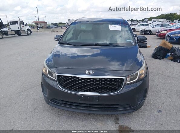 KNDMB5C19G6086008 2016 KIA SEDONA Blue Սարքավորումների վահանակի տեսք