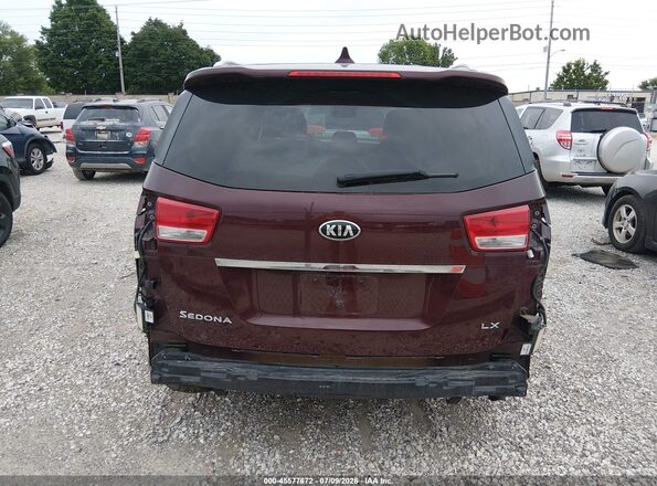 KNDMB5C19J6379978 2018 KIA SEDONA Maroon 