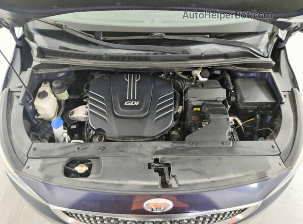 KNDMB5C19J6400635 2018 KIA SEDONA Blue Engine compartment view