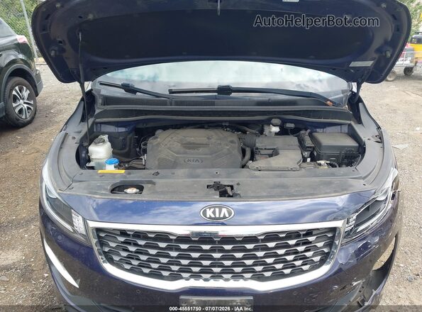 KNDMB5C19K6540315 2019 KIA SEDONA Navy Հետևի տեսք