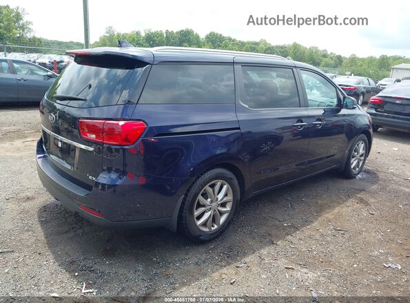 KNDMB5C19K6540315 2019 KIA SEDONA Navy Հետևի աջ