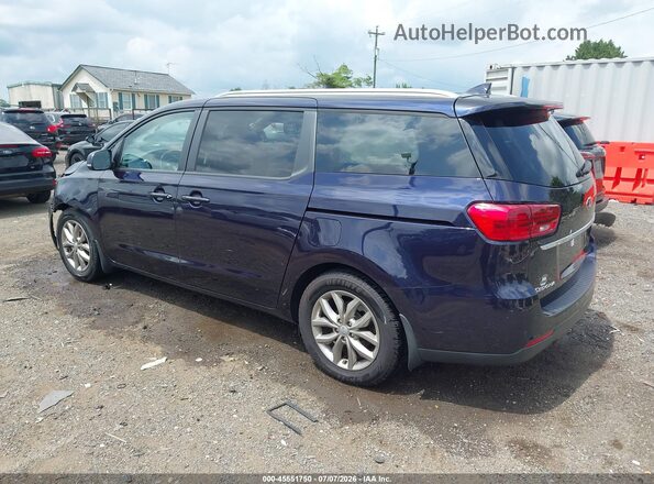 KNDMB5C19K6540315 2019 KIA SEDONA Navy Հետևի ձախ
