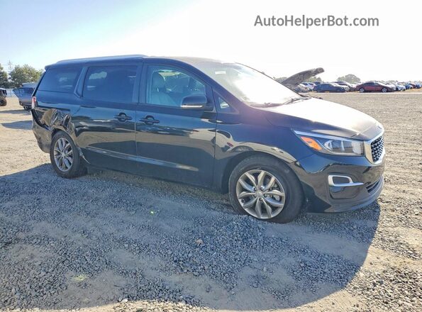 KNDMB5C19L6593470 2020 KIA SEDONA Black Delantero derecho