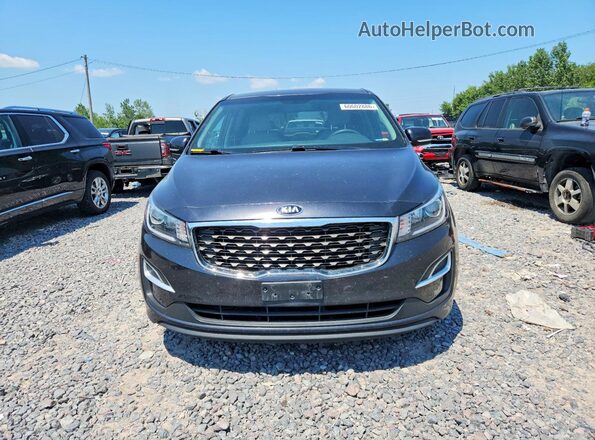 KNDMB5C19L6623566 2020 KIA SEDONA Черный Вид спереди