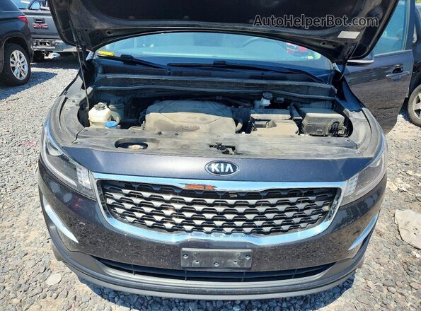 KNDMB5C19L6623566 2020 KIA SEDONA Черный Вид подкапотного пространства