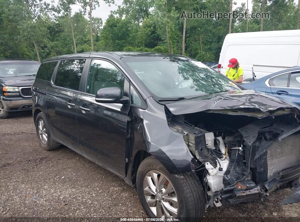KNDMB5C19M6662031 2021 KIA SEDONA Gray Widok wnętrza 360 stopni