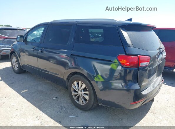 KNDMB5C1XG6082825 2016 KIA SEDONA Черный Задняя левая четверть