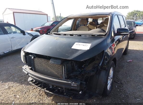 KNDMB5C1XG6084932 2016 KIA SEDONA Black წინა ხედი