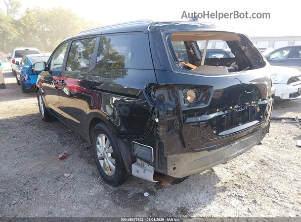 KNDMB5C1XG6084932 2016 KIA SEDONA Black უკანა მარცხენა