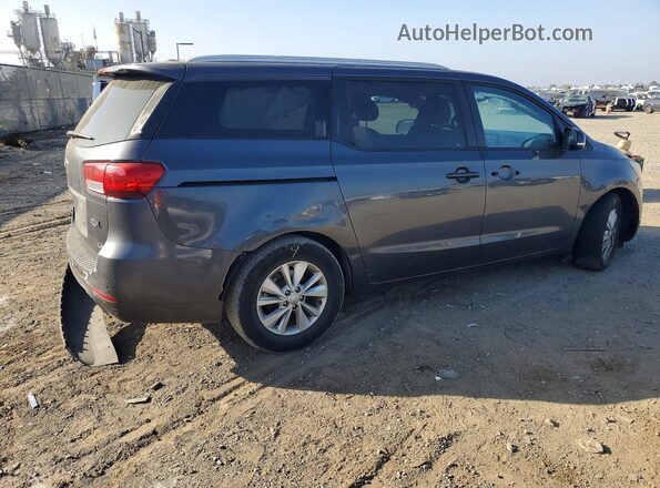 KNDMB5C1XG6090519 2016 KIA SEDONA Gray Tył prawy