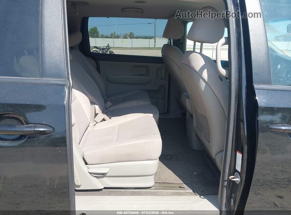 KNDMB5C1XG6163534 2016 KIA SEDONA Black Vista de la etiqueta del VIN