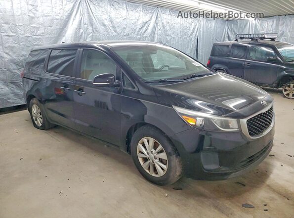 KNDMB5C1XH6217786 2017 KIA SEDONA Black წინა მარჯვენა