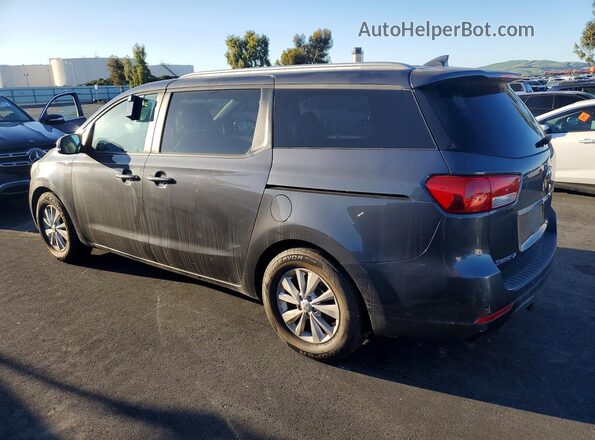 KNDMB5C1XH6244163 2017 KIA SEDONA Серый Задняя левая четверть