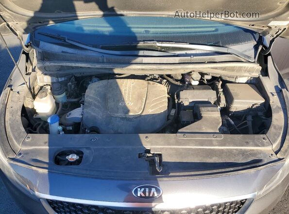KNDMB5C1XH6244163 2017 KIA SEDONA Серый Вид задней части салона