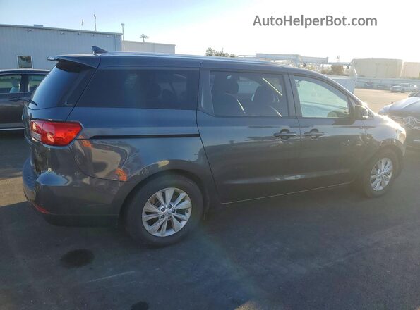 KNDMB5C1XH6244163 2017 KIA SEDONA Серый Задняя правая четверть