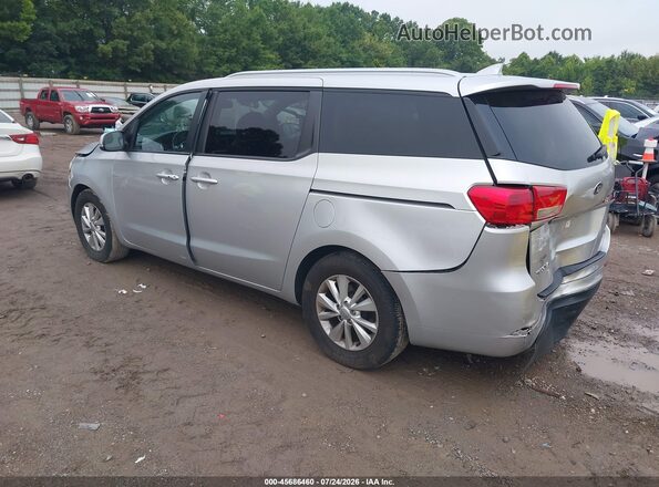 KNDMB5C1XH6283156 2017 KIA SEDONA Silver Rear left