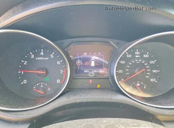 KNDMB5C1XH6322697 2017 KIA SEDONA Black Widok zestawu wskaźników