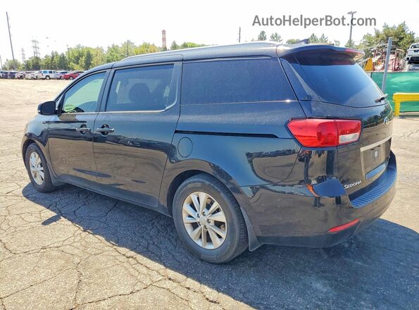 KNDMB5C1XH6322697 2017 KIA SEDONA Black Tył lewy