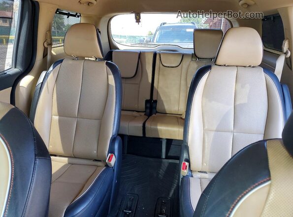 KNDMB5C1XH6322697 2017 KIA SEDONA Black Widok tylnych siedzeń