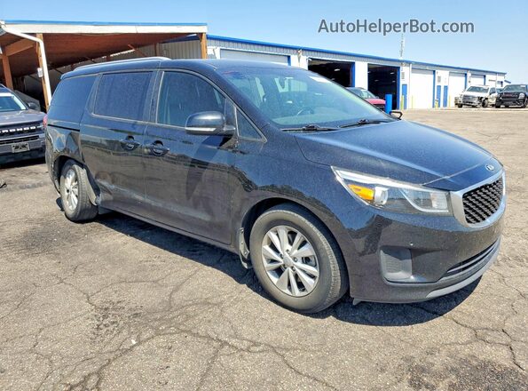 KNDMB5C1XH6322697 2017 KIA SEDONA Black Przód prawy