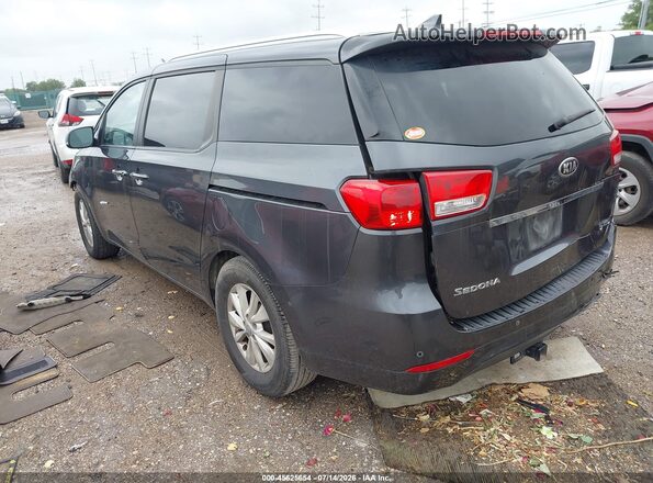 KNDMB5C1XH6327527 2017 KIA SEDONA Gray Հետևի ձախ