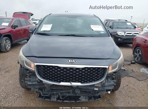 KNDMB5C1XH6327527 2017 KIA SEDONA Gray Սարքավորումների վահանակի տեսք
