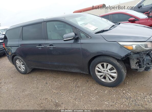 KNDMB5C1XH6327527 2017 KIA SEDONA Gray Սալոնի հետևի տեսք