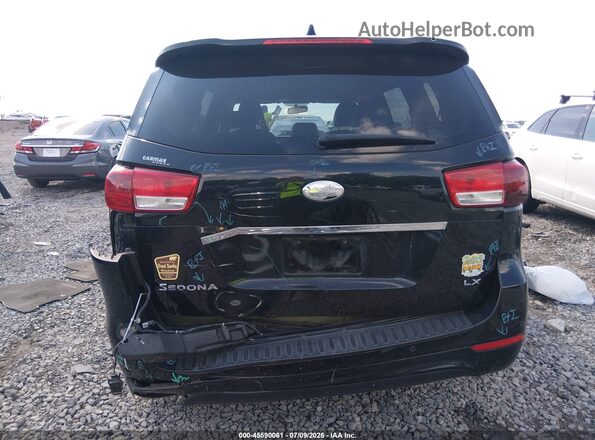 KNDMB5C1XJ6349100 2018 KIA SEDONA Черный Вид спереди