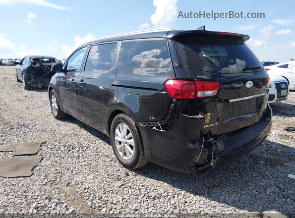KNDMB5C1XJ6349100 2018 KIA SEDONA Черный Задняя левая четверть