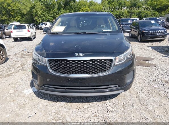 KNDMB5C1XJ6349100 2018 KIA SEDONA Черный Вид щитка приборов