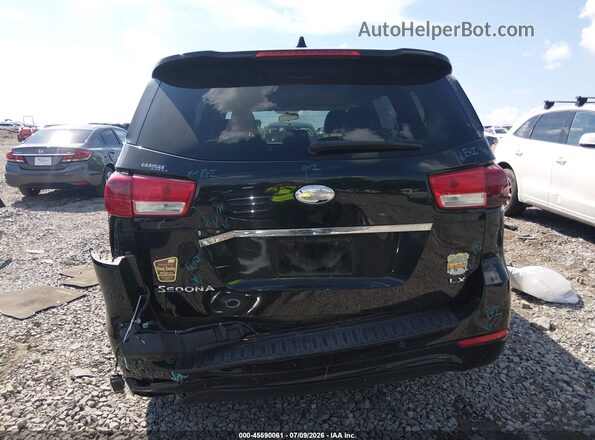 KNDMB5C1XJ6349100 2018 KIA SEDONA Черный 