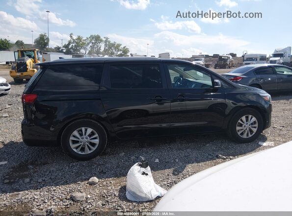 KNDMB5C1XJ6349100 2018 KIA SEDONA Черный Вид задней части салона
