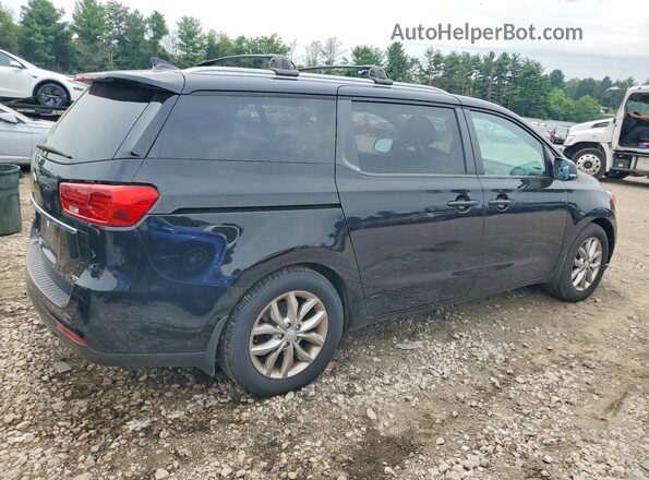 KNDMB5C1XK6522065 2019 KIA SEDONA Черный Задняя правая четверть