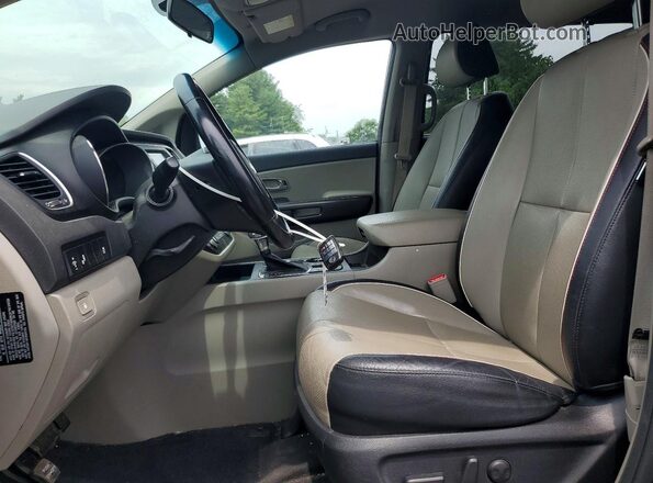 KNDMB5C1XK6522065 2019 KIA SEDONA Черный Вид салона спереди