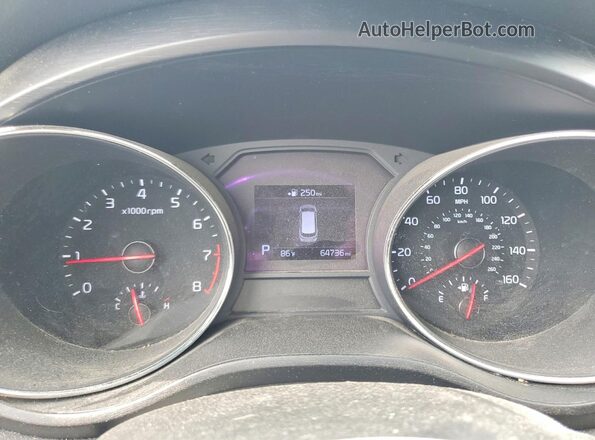 KNDMB5C1XK6522065 2019 KIA SEDONA Черный Вид щитка приборов