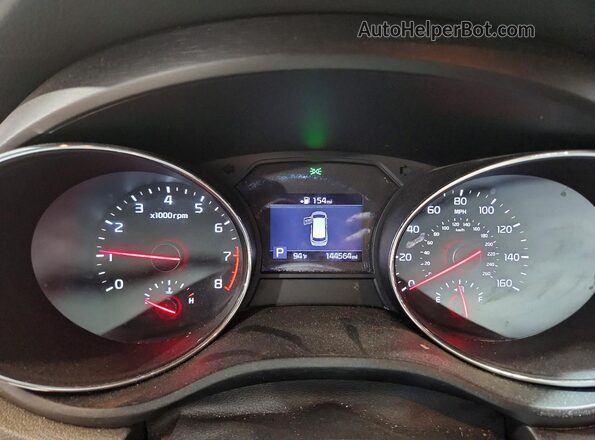 KNDMB5C1XL6597107 2020 KIA SEDONA Черный Вид щитка приборов