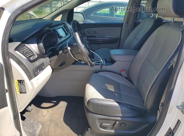 KNDMB5C1XL6639503 2020 KIA SEDONA White Widok wnętrza z przodu