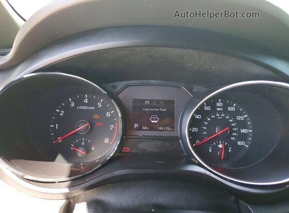 KNDMB5C1XL6639503 2020 KIA SEDONA White Widok zestawu wskaźników
