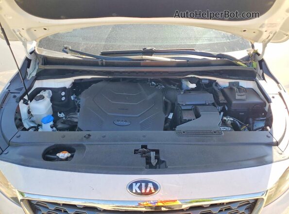 KNDMB5C1XL6639503 2020 KIA SEDONA White Widok komory silnika