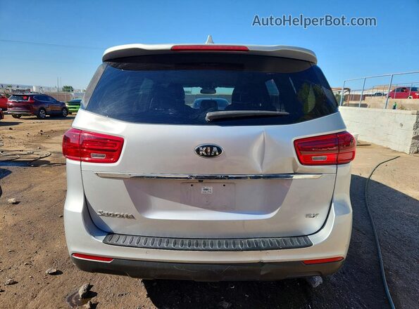 KNDMB5C1XM6664550 2021 KIA SEDONA Silver უკანა ხედი