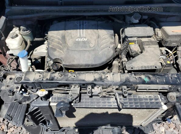 KNDMC5C10J6400889 2018 KIA SEDONA Maroon Widok komory silnika